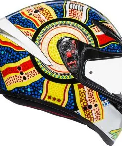 Promos Fournitures De Casque De Moto Magasin -Promos Fournitures De Casque De Moto Magasin casque agv k1 dreamtime multicolore 2