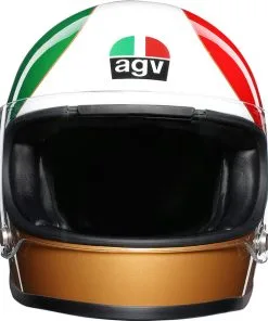 AGV - Casque X3000 AGO 1 Limited Edition Vert / Blanc / Rouge -Promos Fournitures De Casque De Moto Magasin casque agv x3000 ago 1 limited edition vert blanc rouge 4