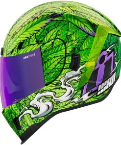 Icon - Casque Airform Ritemind Glow™ Vert / Blanc / Violet -Promos Fournitures De Casque De Moto Magasin casque icon airform ritemind glow vert blanc violet 2