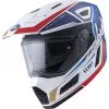 Kenny - Casque Explorer Graphic Blanc / Navy / Rouge -Promos Fournitures De Casque De Moto Magasin casque kenny explorer graphic blanc navy rouge 1