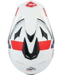 Kenny - Casque Extreme Patriot Blanc / Bleu Foncé / Rouge -Promos Fournitures De Casque De Moto Magasin casque kenny extreme graphic blanc bleu fonce rouge 3