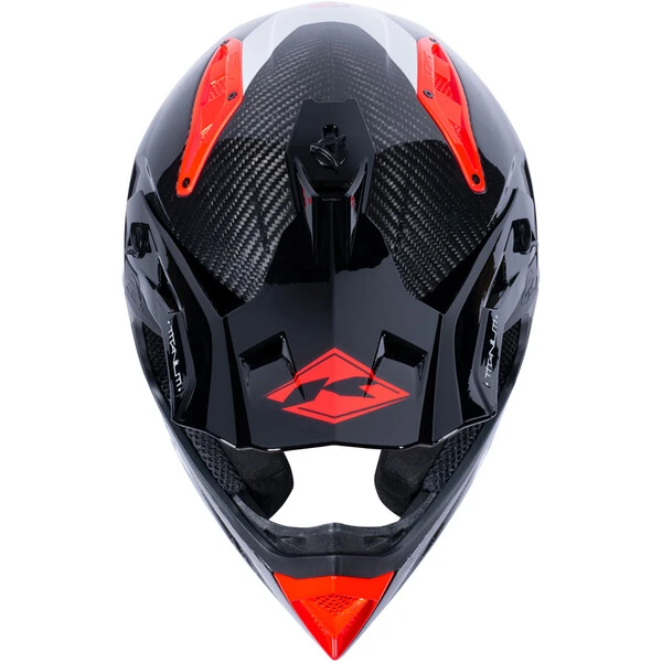 Kenny - Casque Titanium Carbone Graphic - MIPS Noir / Rouge / Blanc 5 Kenny - Casque Titanium Carbone Graphic - MIPS Noir / Rouge / Blanc – Image 3