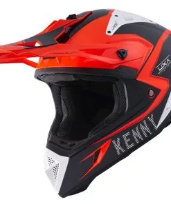 Kenny - Casque Titanium Graphic Rouge / Noir / Blanc