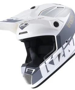 Kenny - Casque Track Graphic Blanc / Argent / Gris
