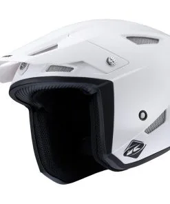 Kenny - Casque Trial-Up Solid Blanc