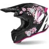 Airoh - Casque Twist 2.0 Mad Noir Mat / Rose / Blanc -Promos Fournitures De Casque De Moto Magasin casque moto cross airoh twist 2 0 mad noir mat rose blanc 1