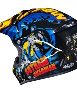 HJC - Casque Enfant CL-XY II Batman DC Comics MC23 / Bleu / Jaune / Rouge / Noir -Promos Fournitures De Casque De Moto Magasin casque moto cross enfant hjc cl xy ii batman dc comics mc23 bleu jaune rouge noir 2