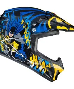 HJC - Casque Enfant CL-XY II Batman DC Comics MC23 / Bleu / Jaune / Rouge / Noir -Promos Fournitures De Casque De Moto Magasin casque moto cross enfant hjc cl xy ii batman dc comics mc23 bleu jaune rouge noir 4
