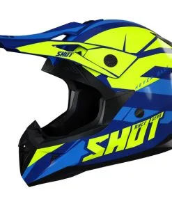 Shot - Casque Enfant Pulse Kid Revenge Navy / Jaune Fluo / Bleu