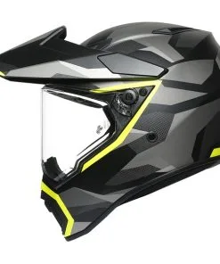 Promos Fournitures De Casque De Moto Magasin -Promos Fournitures De Casque De Moto Magasin casque moto integral agv ax9 siberia noir mat jaune fluo 2