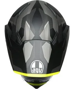 AGV - Casque AX9 Siberia Noir Mat / Jaune Fluo -Promos Fournitures De Casque De Moto Magasin casque moto integral agv ax9 siberia noir mat jaune fluo 6