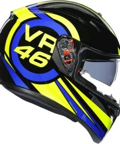 AGV - Casque K3 SV Ride 46 Noir / Bleu / Jaune 10 AGV - Casque K3 SV Ride 46 Noir / Bleu / Jaune -Promos Fournitures De Casque De Moto Magasin casque moto integral agv k 3 sv ride 46 noir bleu jaune 3