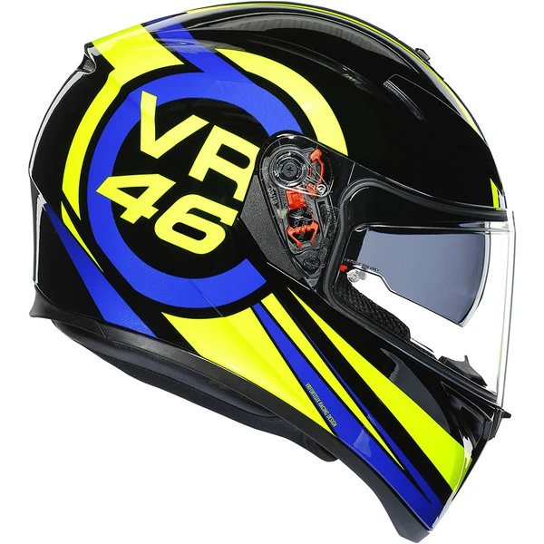 AGV - Casque K3 SV Ride 46 Noir / Bleu / Jaune 5 AGV - Casque K3 SV Ride 46 Noir / Bleu / Jaune – Image 3