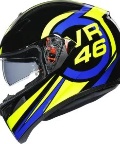 AGV - Casque K3 SV Ride 46 Noir / Bleu / Jaune 11 AGV - Casque K3 SV Ride 46 Noir / Bleu / Jaune -Promos Fournitures De Casque De Moto Magasin casque moto integral agv k 3 sv ride 46 noir bleu jaune 4