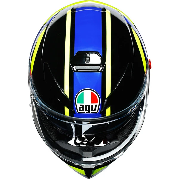 AGV - Casque K3 SV Ride 46 Noir / Bleu / Jaune 7 AGV - Casque K3 SV Ride 46 Noir / Bleu / Jaune – Image 5