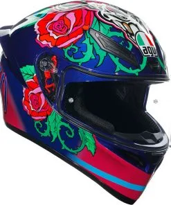 AGV - Casque K1 S Salom Bleu / Rose / Rouge / Vert