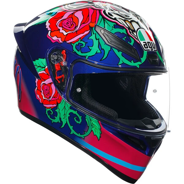 AGV - Casque K1 S Salom Bleu / Rose / Rouge / Vert 3 AGV - Casque K1 S Salom Bleu / Rose / Rouge / Vert