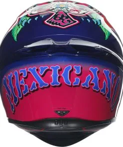 AGV - Casque K1 S Salom Bleu / Rose / Rouge / Vert 11 AGV - Casque K1 S Salom Bleu / Rose / Rouge / Vert -Promos Fournitures De Casque De Moto Magasin casque moto integral agv k1 s salom bleu rose rouge vert 4