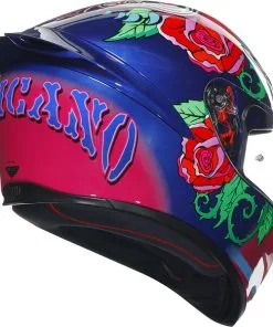 AGV - Casque K1 S Salom Bleu / Rose / Rouge / Vert 12 AGV - Casque K1 S Salom Bleu / Rose / Rouge / Vert -Promos Fournitures De Casque De Moto Magasin casque moto integral agv k1 s salom bleu rose rouge vert 5