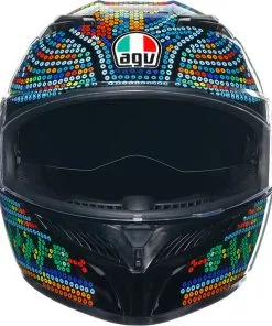 Promos Fournitures De Casque De Moto Magasin -Promos Fournitures De Casque De Moto Magasin casque moto integral agv k3 rossi winter test 2018 multicolore 2