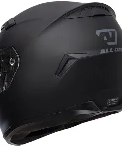 All One - Casque Horus Noir Mat -Promos Fournitures De Casque De Moto Magasin casque moto integral all one horus noir mat 3