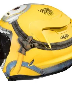 HJC - Casque RPHA11 Otto Minions MC3SF / Jaune / Bleu -Promos Fournitures De Casque De Moto Magasin casque moto integral hjc rpha11 otto minions mc3sf jaune bleu 3