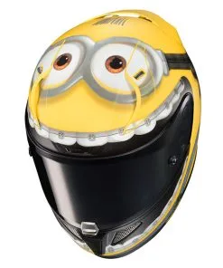 HJC - Casque RPHA11 Otto Minions MC3SF / Jaune / Bleu -Promos Fournitures De Casque De Moto Magasin casque moto integral hjc rpha11 otto minions mc3sf jaune bleu 4