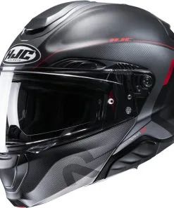 HJC - Casque RPHA 91 Combust MC1SF / Noir / Rouge / Mat