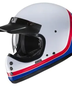 HJC - Casque V60 Scoby MC21 / Blanc / Rouge / Bleu 10 HJC - Casque V60 Scoby MC21 / Blanc / Rouge / Bleu -Promos Fournitures De Casque De Moto Magasin casque moto integral hjc v60 scoby mc21 blanc rouge bleu 3