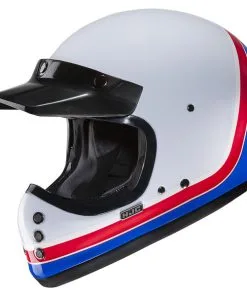 HJC - Casque V60 Scoby MC21 / Blanc / Rouge / Bleu 11 HJC - Casque V60 Scoby MC21 / Blanc / Rouge / Bleu -Promos Fournitures De Casque De Moto Magasin casque moto integral hjc v60 scoby mc21 blanc rouge bleu 4