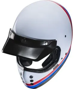 HJC - Casque V60 Scoby MC21 / Blanc / Rouge / Bleu 12 HJC - Casque V60 Scoby MC21 / Blanc / Rouge / Bleu -Promos Fournitures De Casque De Moto Magasin casque moto integral hjc v60 scoby mc21 blanc rouge bleu 5