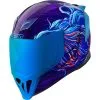 Icon - Casque Airflite Betta™ Violet / Bleu -Promos Fournitures De Casque De Moto Magasin casque moto integral icon airflite betta violet bleu 1