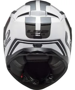 LS2 - Casque FF811 Vector II Metric Blanc / Titanium -Promos Fournitures De Casque De Moto Magasin casque moto integral ls2 ff811 vector ii metric blanc titanium 5