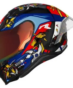 Nexx - Casque X.R3R Izo Bleu / Noir / Rouge 8 Nexx - Casque X.R3R Izo Bleu / Noir / Rouge -Promos Fournitures De Casque De Moto Magasin casque moto integral nexx x r3r izo bleu noir rouge 2