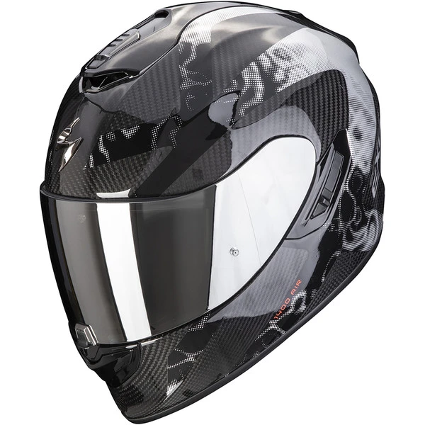 Scorpion - Casque Exo-1400 Carbon Air Cloner Noir / Argent 3 Scorpion - Casque Exo-1400 Carbon Air Cloner Noir / Argent