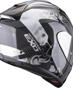 Scorpion - Casque Exo-1400 Carbon Air Cloner Noir / Argent 7 Scorpion - Casque Exo-1400 Carbon Air Cloner Noir / Argent -Promos Fournitures De Casque De Moto Magasin casque moto integral scorpion exo 1400 carbon air cloner noir argent 3