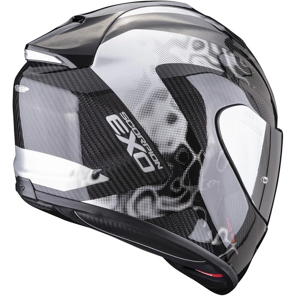 Scorpion - Casque Exo-1400 Carbon Air Cloner Noir / Argent 5 Scorpion - Casque Exo-1400 Carbon Air Cloner Noir / Argent – Image 3