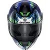 Shark - Casque Skwal 2.2 Replica Switch Riders 2 Bleu / Vert / Blanc / Noir -Promos Fournitures De Casque De Moto Magasin casque moto integral shark skwal 2.2 replica switch riders 2 bleu vert blanc noir 1