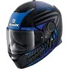 Shark - Casque Spartan Kobrak Noir Mat / Bleu / Gris Mat