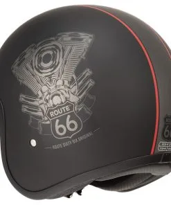 All One - Casque Alamo Noir Mat -Promos Fournitures De Casque De Moto Magasin casque moto jet all one alamo noir mat 4