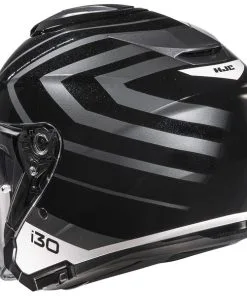 HJC - Casque I30 Zetra MC5 / Noir / Gris / Blanc -Promos Fournitures De Casque De Moto Magasin casque moto jet hjc i30 zetra mc5 noir gris blanc 3