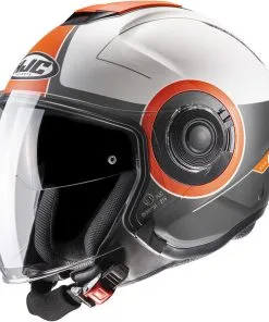HJC - Casque I40 Panadi MC7SF / Blanc / Noir / Orange