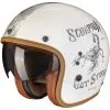 Scorpion - Casque Belfast Evo Pique Beige / Noir -Promos Fournitures De Casque De Moto Magasin casque moto jet scorpion belfast evo pique beige noir 1