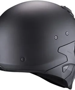 Scorpion - Casque Covert-X Solid Noir Mat -Promos Fournitures De Casque De Moto Magasin casque moto jet scorpion covert x solid noir mat 3