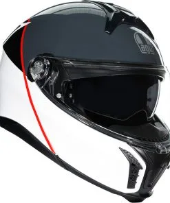 AGV - Casque Tourmodular Balance Blanc / Gris / Rouge