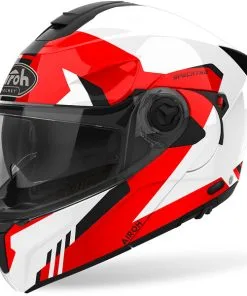 Airoh - Casque Specktre Clever Blanc Brillant / Rouge
