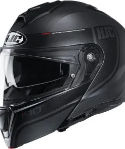HJC - Casque I90 Davan MC5SF / Noir / Gris