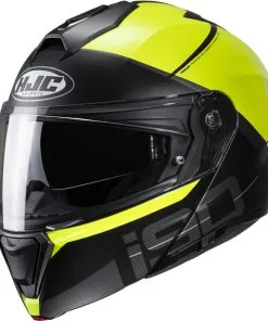 HJC - Casque I90 May MC3HSF / Jaune Fluo / Noir / Mat