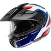 Schuberth - Casque E1 Endurance Blanc / Bleu / Rouge -Promos Fournitures De Casque De Moto Magasin casque moto modulable schuberth e1 endurance blanc bleu rouge 1