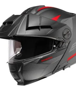 Schuberth - Casque E2 Defender Noir Mat / Rouge